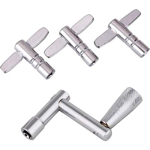 4pcs Drum Keys with Continuous Motion Speed Key Drum Tuning Key Percussion Parts