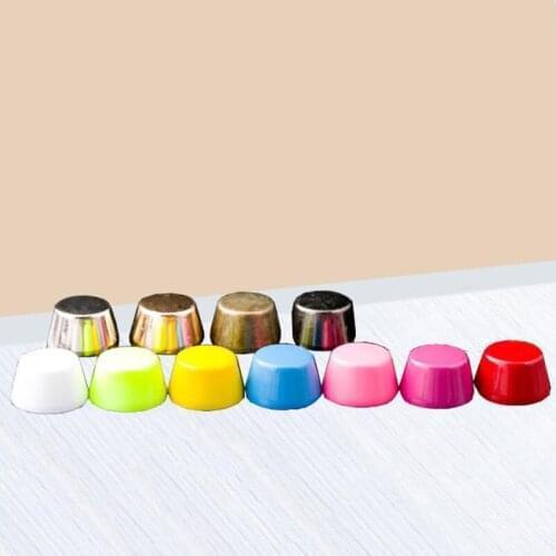 100Pcs/Set Of 12MM Zinc Alloy Barrel Flat Head Rivets Color Diy Accessories Luggage Bags And Bags Anti Wear Bottom Nails
