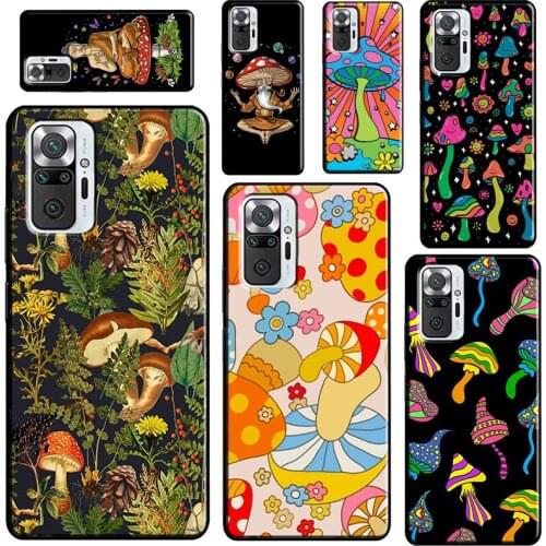 Magic Mushroom Alien Trippy Shrooms For Xiaomi Redmi Note 9 Pro 8 9S 8T Note 10 Pro Phone Case For Redmi 9T 9A 9C 7A 8A Cover