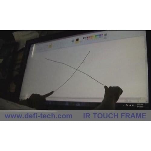 DefiLabs ON SALE! 4 points 42" Infrared Touch Screen frame, 16:9 format for multi touch table, advertising, interactive wall