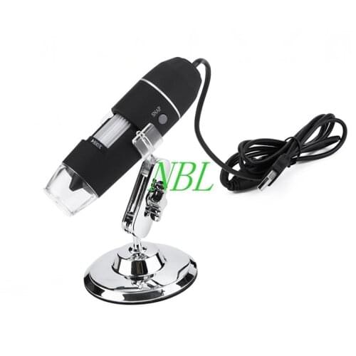 800X USB Electronic Microscope 8*LED USB 0X-800X Digital Magnifier 0.3M HD CMOS Sensor PC Interface Loupes With Retail Box
