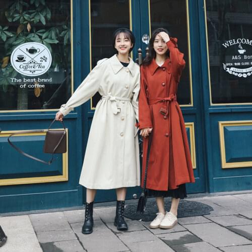 ERSHLU Women's Trench Coats
