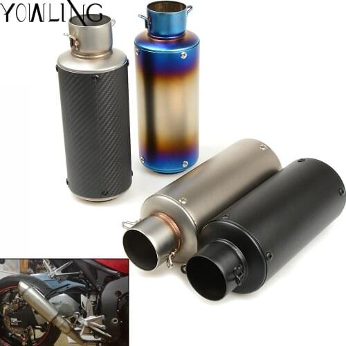 Exhaust Pipe Motorcycle Muffler Escape Carbon Fiber Exhaust Muffler DB KILLER For Kawasaki Z1000 Z1000SX R1200GS S1000RR 13-2017