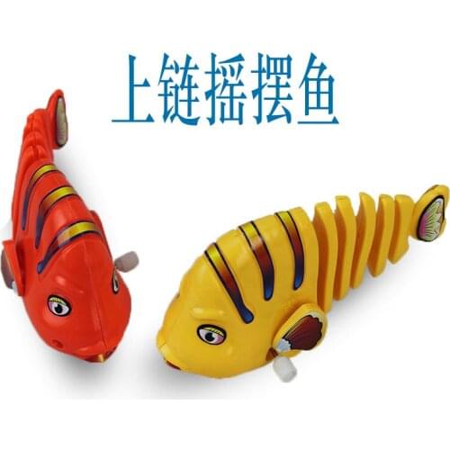 Toy series Wound-up On The Chain Toy Series Of Swing Fish Small Child Unisex Animal Pull Back Plastic 2020
