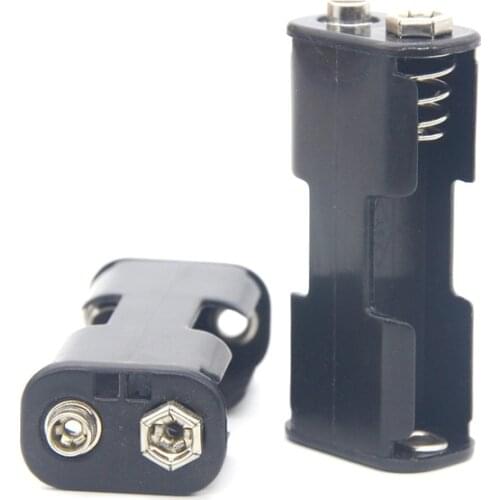 MasterFire 500pcs/lot Plastic AA Battery Holder Case 2 Slots 2 x AA Batteries Back To Back Holder Storage Box