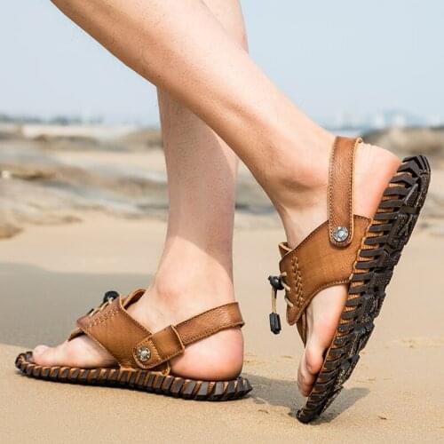 Sandalias Transpirables Breathable Safety Shoes 2020 Men Blade Sneakers Sandalias For Man Summer Roman Sandals Soft Flip Flops