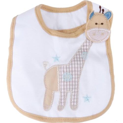 Baby Girl Boy Feeding Bibs Waterproof Apron Cartoon Towel Kids Toddler Dinner Baberos Bandanas Burp Cloths 3 Layer Baby Stuff