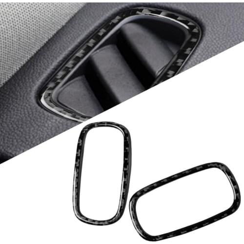 2Pcs/Set dashboard air outlet ventilator decorated carbon fiber sticker mini Cooper car accessories Детали интерьера Stickers