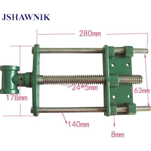 7"Jaw wide hand screw clip guide bar woodworking clamp woodworking vice woodworking fixture manual tool DIY