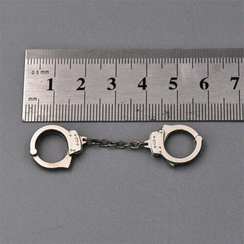 For Sale 1/6th Police Metal Handcuffs Can Be Opened Toys Model For Usual Doll Figures Scene Components