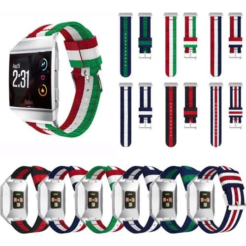 Nylon leisure replacement watch strap For Fitbit Ionic Fashion/sport band For Fitbit Ionic new smart watch wristband accessories