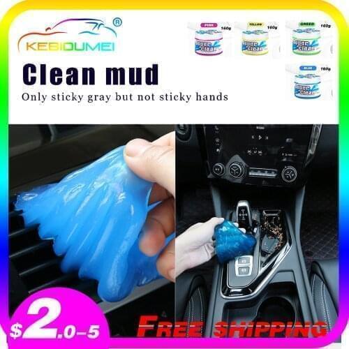Kebidu 160g Car Cleaner Interior Dashboard Air Vent Wash Mud Keyboard Cleaning Gel Mobile Computer Gap Dust Dirt Cleaning Tool