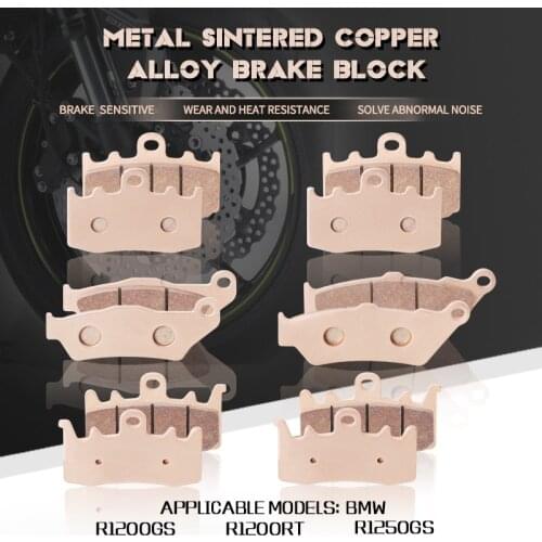 Motorcycle Front Rear Brake Pads Disc For BMW R1200GS R1200ST R1200S R1200RT ADVENTURE 2004-2012 2013-2018