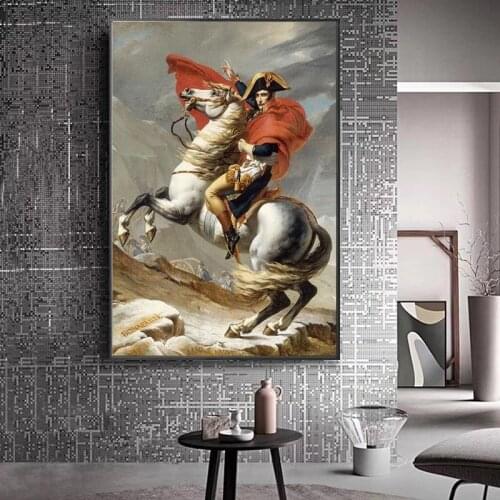 Portrait of Napoleon Canvas Paintings On the Wall Art Posters And Prints Classical Napoleon Canvas Art Pictures For Living Room