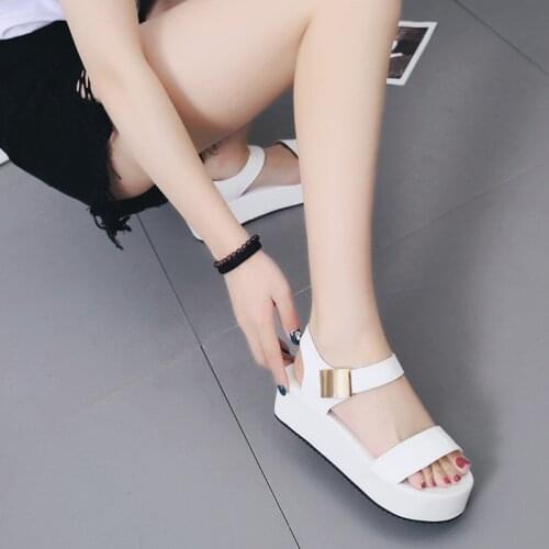 Roman Sandals Women Shoes Summer 2021 Low Heel Ladies Shoes Sandals Casual White Sandals women shoes Zapatos De Mujer