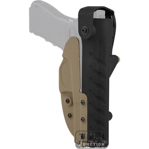 Tactical RTI system Kydex Right Hand Waist Holster For Glock 17 19 22 23 31 32 45 SOC Level II Retention Holster DE