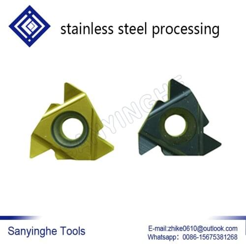 3.5ISO 22NR 3.5ISO 22ER 4.0ISO 22NR 4.0ISO 22ER 5.0ISO 22NR 5.0ISO 22ER cnc carbide threading inserts for stainless steel
