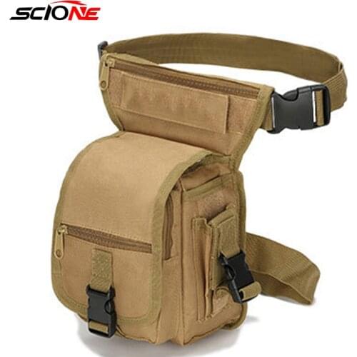 Oxford Mountaineering Bag Tactical Waist Pack Outdoor Sport Special Waterproof Drop Utility Thigh Pouch Hunting Bags XA45G