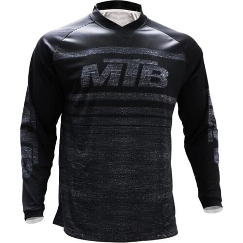 Explosion Cycling Jersey Mens Bicycle Shirt MTB Downhill jersey Womens Motorcycle Jersey Black Endurance racing Long Sleeve