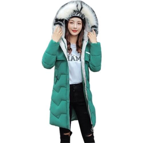 Womens Winter Thick Warm Luxury Elegant Fashion Casual Sweet Coat Cotton Long Parkas Bohemian Hooded Plus Size Clothing 2020 New