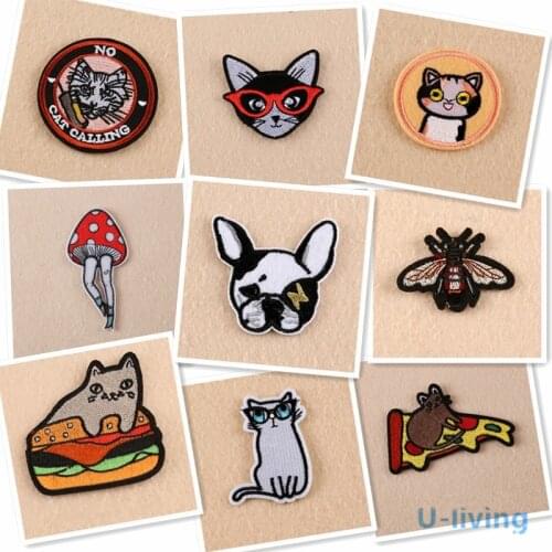 1pcs Mixture Fashion Patch for Clothing Iron on Embroidered Sew Applique Cute Patch Fabric Badge Garment DIY Apparel Accessories