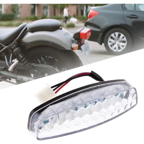 1 Pcs Universal LED Rear Brake Lights Motorcycle Tail Turn Signal Light Indicator Lamp For Yamaha Suzuki Honda Quad ATV Kart Etc