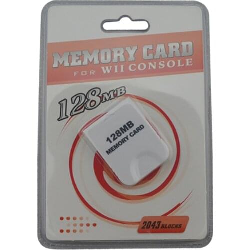 Xunbeifang 10pcs a lot High Quality for Wii 128MB Memory Storage Card Saver For Wii For GameCube For N-GC Xmas Gift