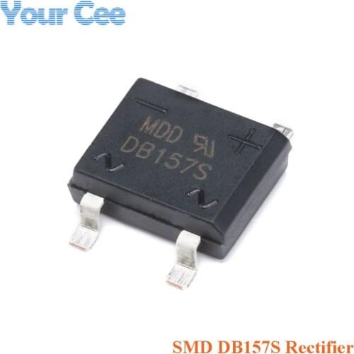 100pcs Original SMD DB157S 1.5A 1000V Bridge Rectifier Single-Phase Glass Passivation Rectifier Bridge