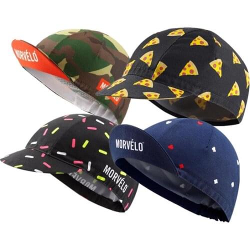 18 styles Morvelo Polyester Cycling Cap Bike Hat Ciclismo Bicicleta Pirate Headband Cycling Cap Bicycle Helmet Wear Cycling Hats