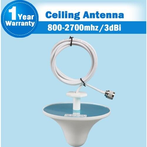 2G 3G GSM 3G WCDMA UMTS 2100 4G LTE 3dBi 800 to 2700MHz Cell Phone Mobile Signal Indoor Internal Ceiling Antenna For Booster S41