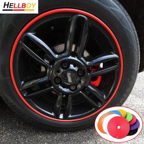 8m For Q5 A5 VW Tiguan Volkswagen Passat B7 CC Audi A3 S3 8V 8P A4 B8 A1 Car Tire Wheel Rim Protector Decoration Sticker Strips