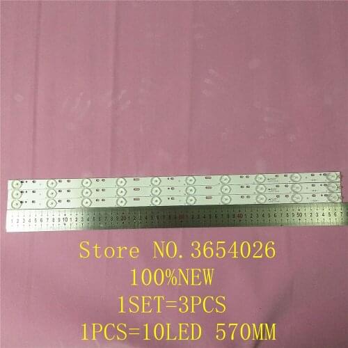 9 pcs LCD TV LED Back light D304PHHB01F5B KJ315D10-ZC14F-03 303KJ315031 D227PGHBYZF6A E348423 1PCS=10LED 570mm