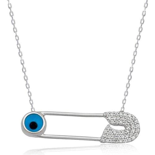 Amulet Hook Needle ,Necklace ,Silver, Stylish and High Quality, Fast Shipping, of Hundreds of Kinds Silver Necklaces