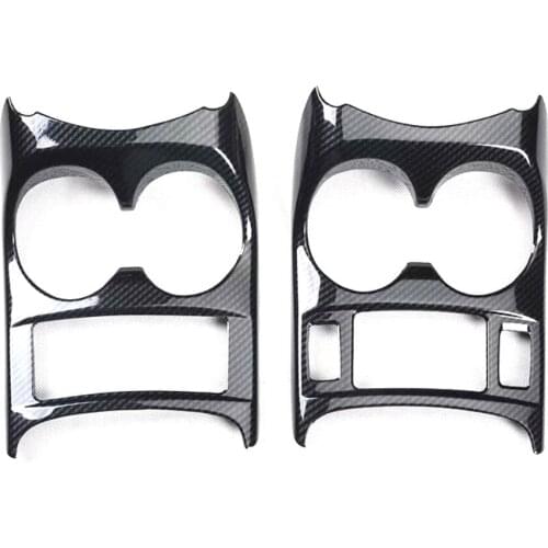 For Nissan Qashqai 2019 Car Water Cup Holder Decoration Frame Bezel Cover Trim Interior Auto Moldings Accessories