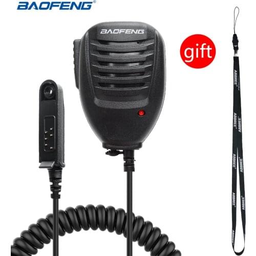 Baofeng UV-9R Waterproof Speaker Mic Microphone For BaoFeng UV-XR UV-9R Plus GT-3WP UV-5S Waterproof Walkie Talkie