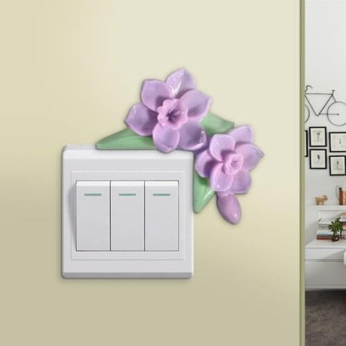 Flower Switch Decoration Epoxy Resin Mold Home Ornaments Casting Silicone Mould