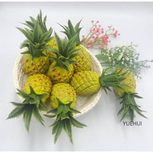 Fruit Ornaments Props Decor Kitchen Dining Table Artificial Pineapple Fruit Foam Simulation Fruit Plastic Pineapple