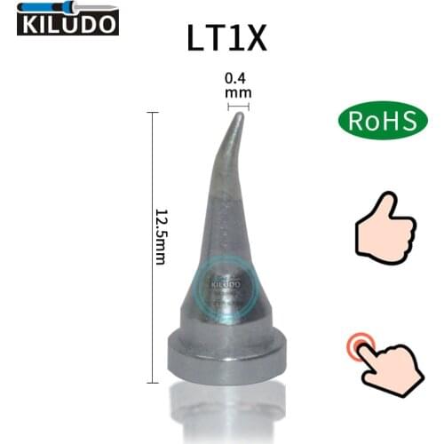 Kiludo 5pcs LT1X LF soldeirng for Weller WSP80 Solder 0.4mm Station Iron Tip WSD81