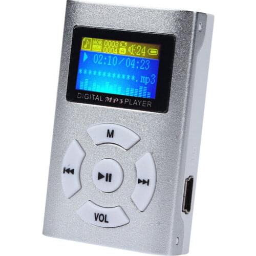 MP3 Player With Screen Display High-Definition Sound Quality Output Music Support TF Card