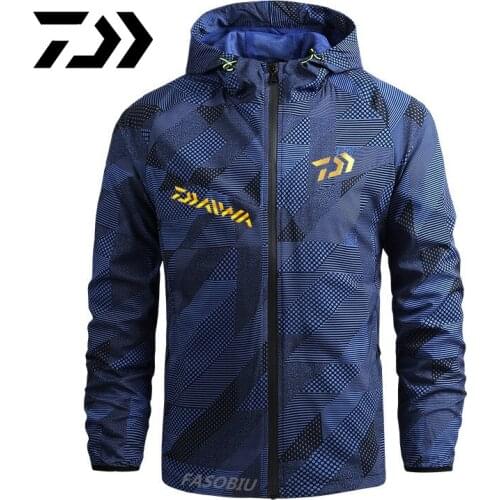 2021 Mens Spring Autumn Mountaineering Fishing Jacket Thin Casual Quick Drying Windbreaker Outdoor Sports Fishing Clothing