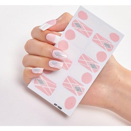 Full Cover Nail Stickers Nail Polish Novidades Designer Nail Decals Manicure Decoracion Foil Nail Art Stickers 2020 Creative