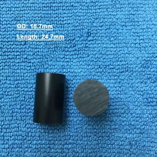 Free shipping OD 15.7mm Original Black JUMA Tube Pool Ferrules Billiard Cue ferrules 24.7mm Length