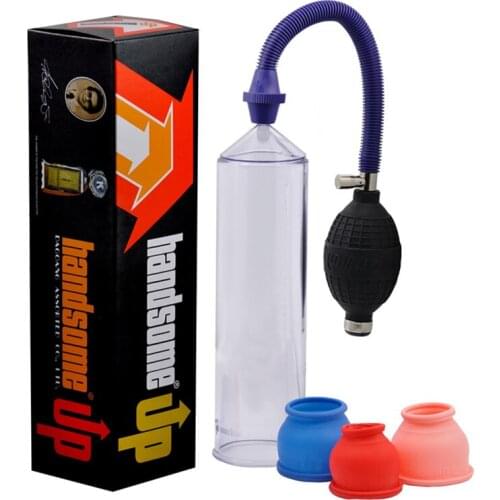 Pumps for penis Handsome UP Penis Enlargement Vacuum Pump Penis Extender potency Sex Toys Penis Enlarger for Men