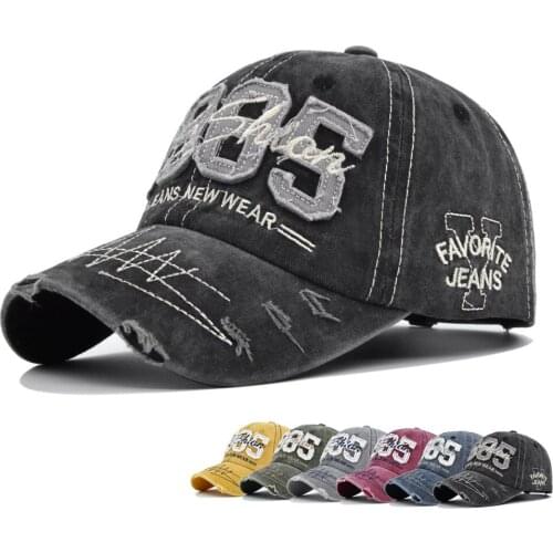 2021 New Cotton Baseball Caps For Men Embroidery Letter Casquette Streetwear Snapback Women Hat Retro Casual Fitted Cap