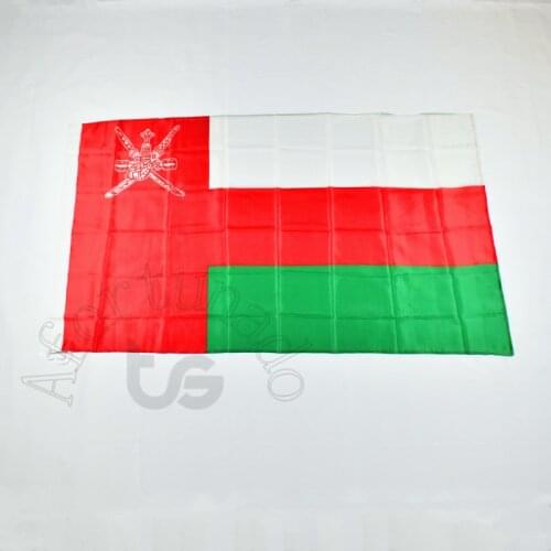 Oman 90*150cm omani flag Banner 3x5 Foot national flag for meet,Parade,party.Hanging,decoration