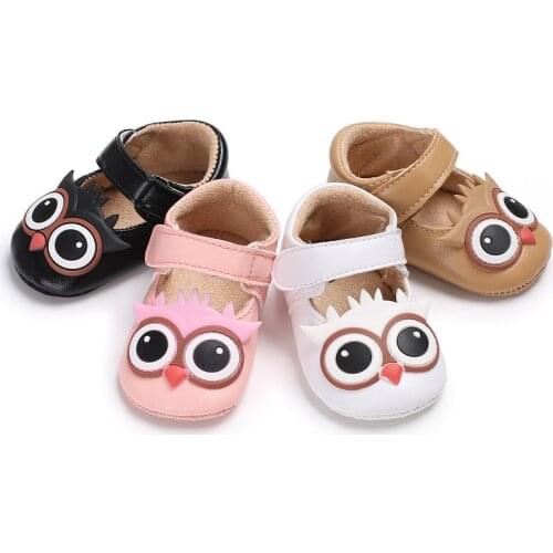 Autumn Soft Sole Girl Baby Shoes PU First Walkers Baby Girl Princess Shoes 0-18 Months Baby Moccasins Shoes