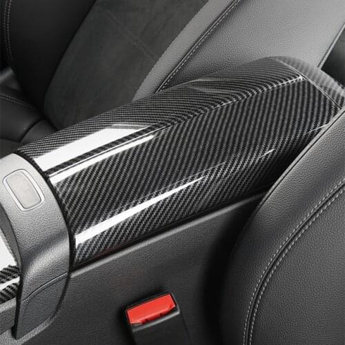 Car Center Console Sticker Armrest Box Panel Trim Cover for Mercedes Benz A Class W177 GLB X247 2019 2020