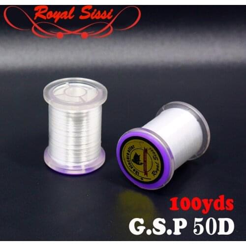 Hot 1 spool 100 yards G.S.P 50D polyethylene fly tying thread strongest fly fishing tying thread opening up split dubbing thread