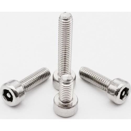 10pcs M3 304 A2-70 stainless steel Hex Hexagon Socket Allen Cap Head with Pin Tamper Proof Anti Theft Security Screw Bolt