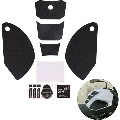 Fuel Tank Anti-Slip Sticker Protector Decal Stickers For KAWASAKI Z650 NINJA 650 2017-ON Motorcycle Black PVC Rubber
